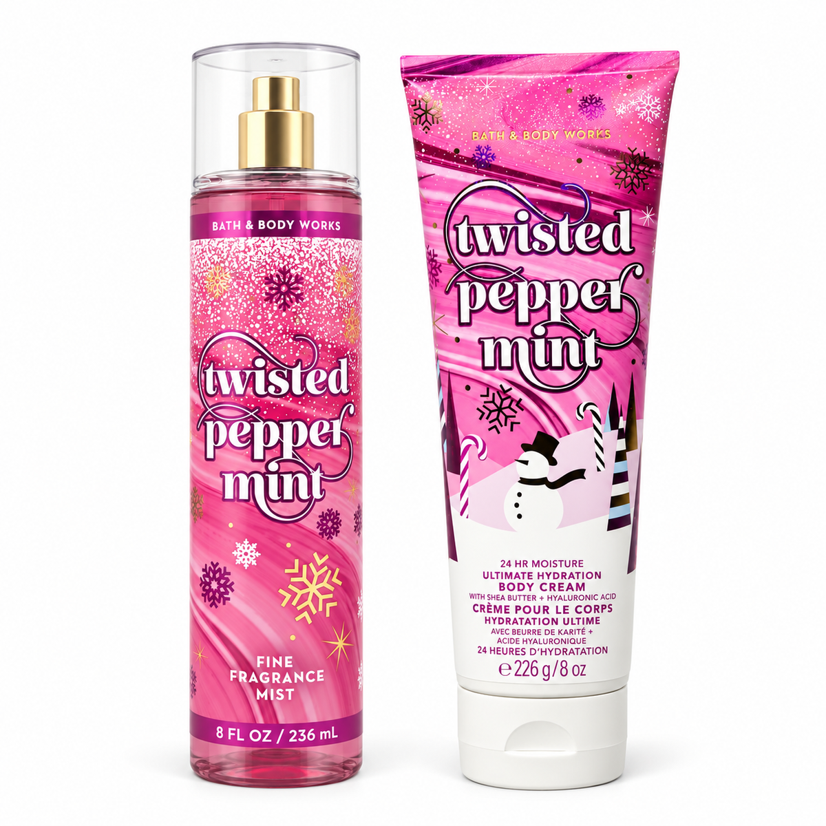 Duo Twisted Pepper Mint - Brume & Body Cream
